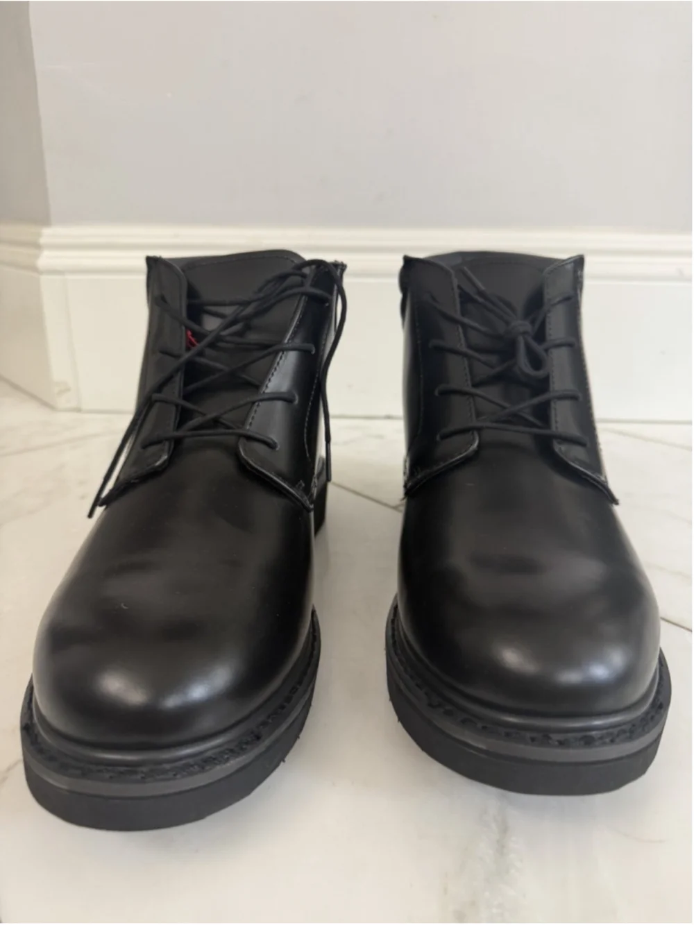 Rocky Men’s Chukka Work Boot Black Size 13 Oil Resistant ProCell Comfort System